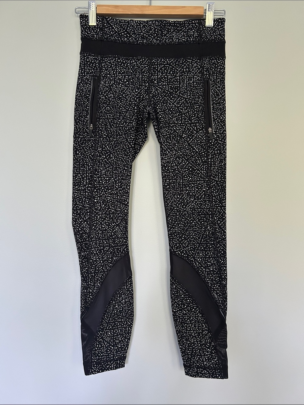 lululemon athletica Black and White Kids Leggings